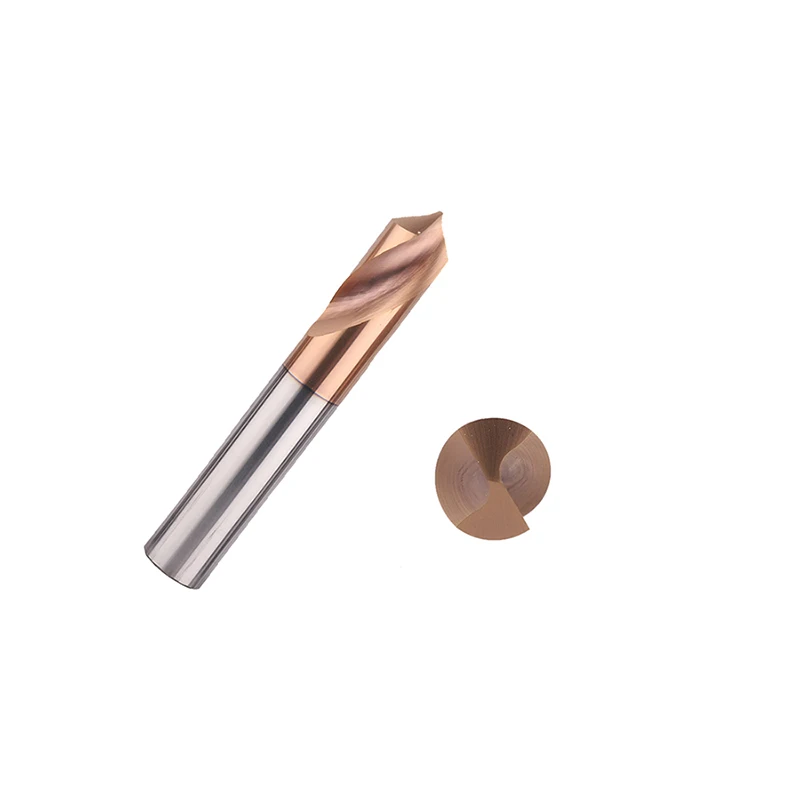 1PC HRC55 3MM 4MM 5MM 6MM 8MM 10MM 90 Degree Spot Drill Bit for Machining Hole Drill Chamfering Tools Tungsten Carbide Steel