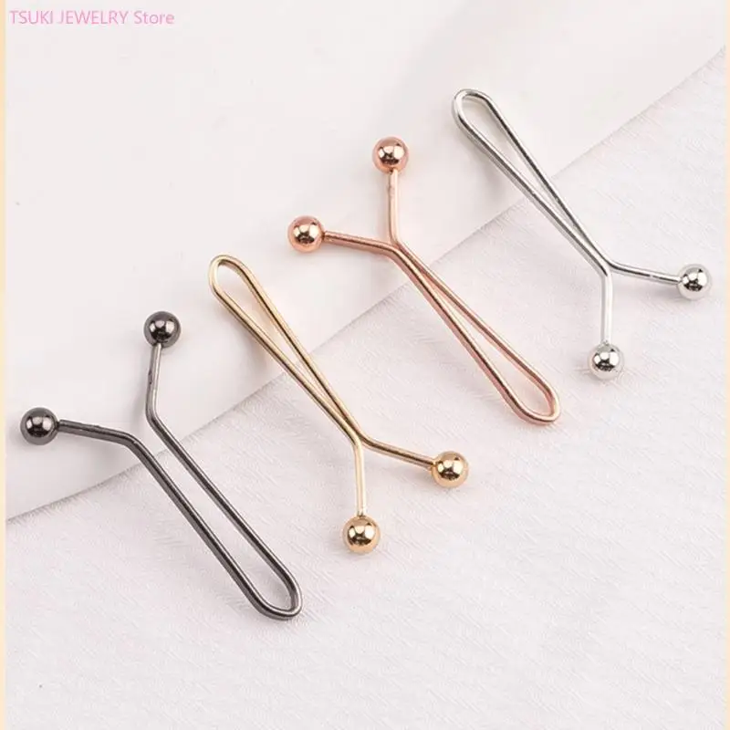 

62KE Fastening Button Adjustable Waist Buckles Jeans Button Pin Perfect Fit Instantly for Tighten Waist Jeans No Sewing Button