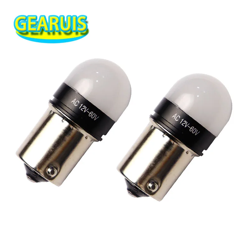 

60X 12V to 60V 1156 BA15S P21W BAU15S PY21W 1157 BAY15D 6 SMD 3030 LED Car auto turn signal brake lights car drl stop bulbs