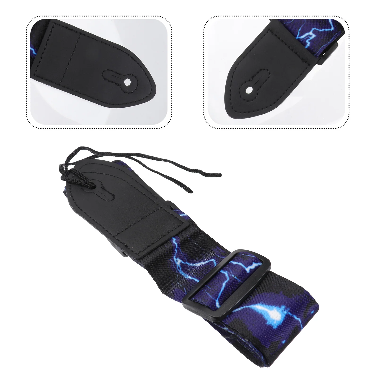 

Guitar Strap 2 Inch Wide Exclusive Woven Design Heavy Duty Solid Build Non-Slip Shoulder Support Compatible with Acoustic Bass