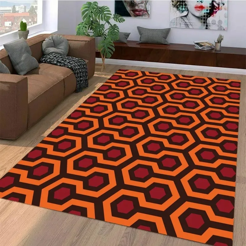 Exquisito alfombra brillante para Hotel, alfombra brillante para habitación de Halloween, alfombra para Hotel brillante