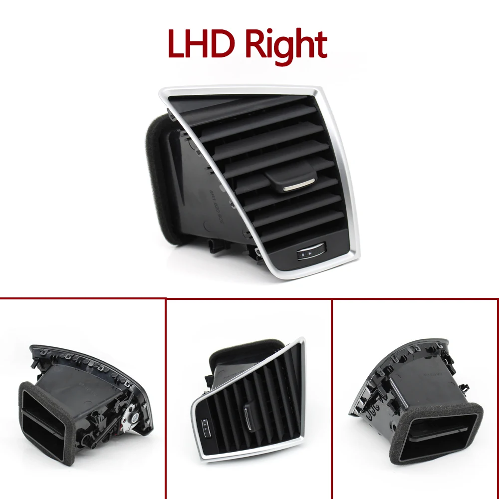 Salida de aire acondicionado delantera LHD, montaje de ventilación para Audi Q5, 2009, 2010, 2011, 2012, 2013, 2014, 2015, 2016, 2017, 2018