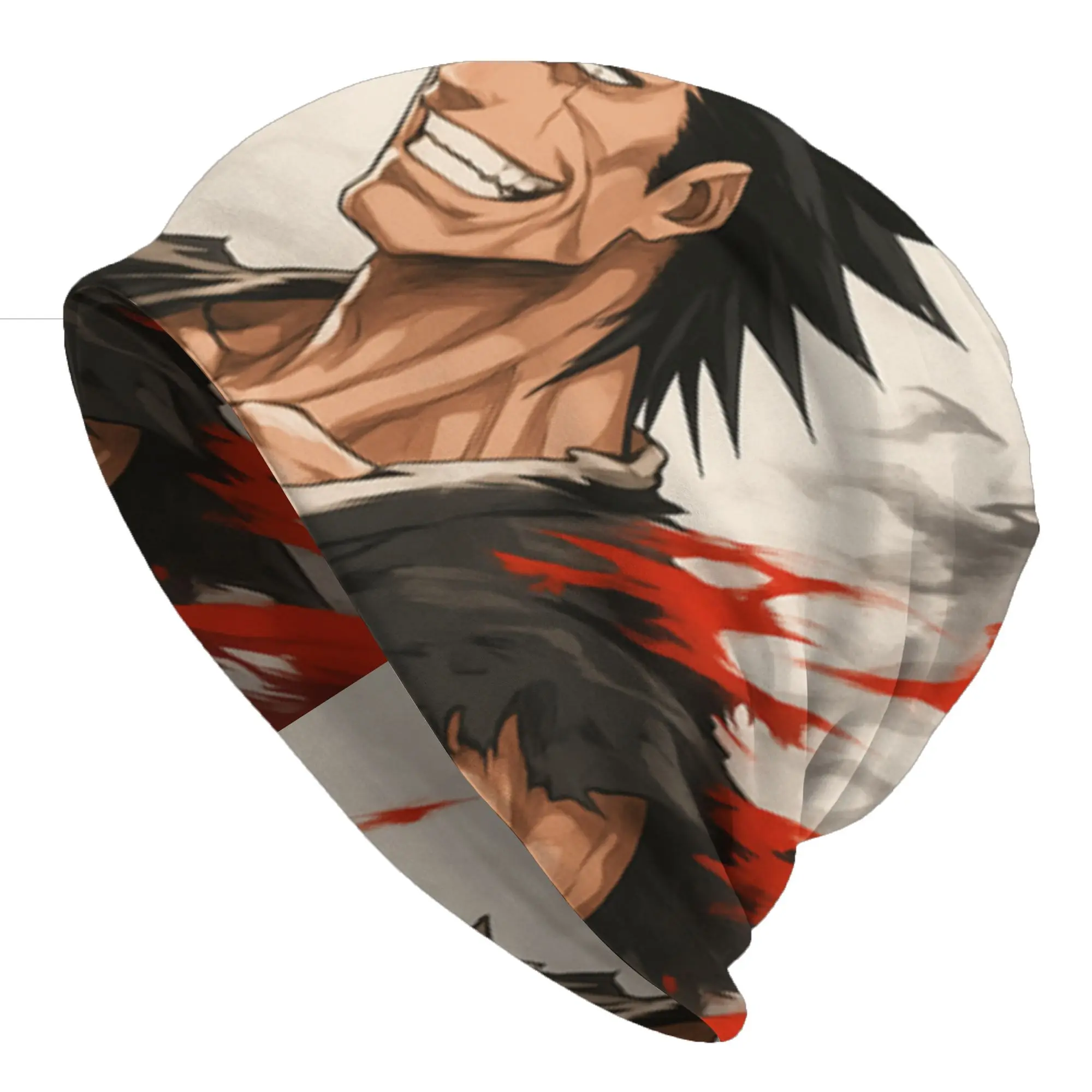 Kenpachi Zaraki (2) Outdoor Caps For Men Women Bleach Ski Caps Soft Bonnet Hats Skullies & Beanies Hat