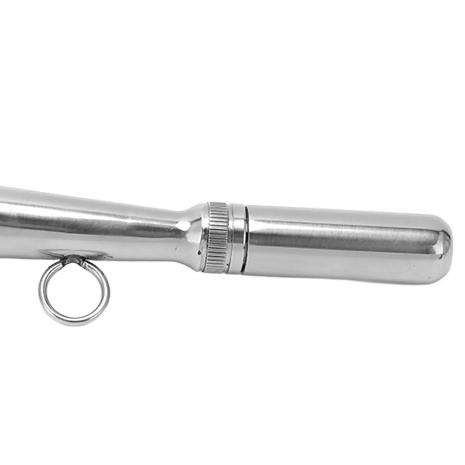 Handheld Foghorn Stainless Steel Fog Horn Removable Mouthpiece Accessory for boat Stainless Steel