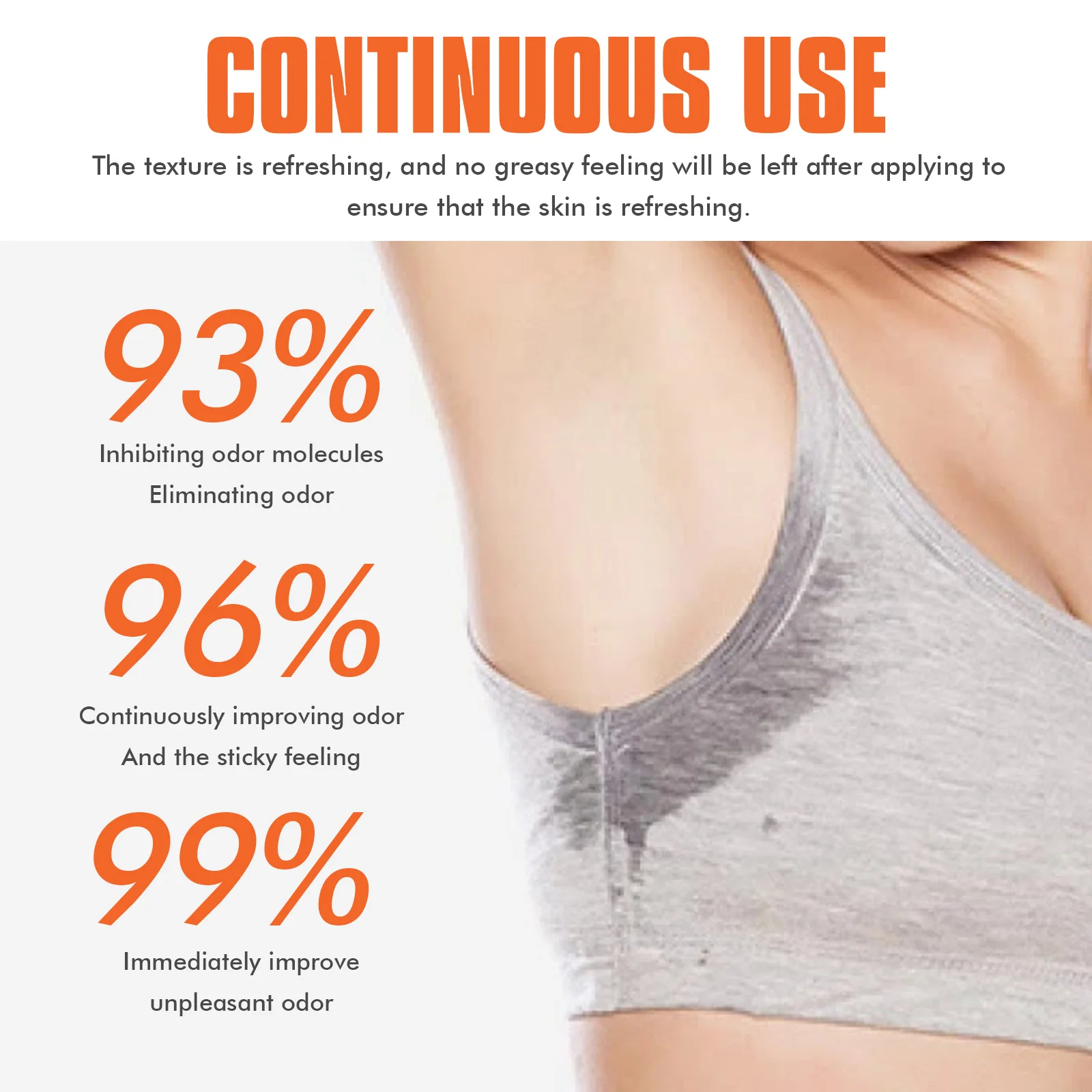 مزيل عرق الجسم عصا تحت الإبط المضادة للرائحة التعرق منعش عطر الورد تأثير طويل الأمد كريم مضاد للتعرق المحمول