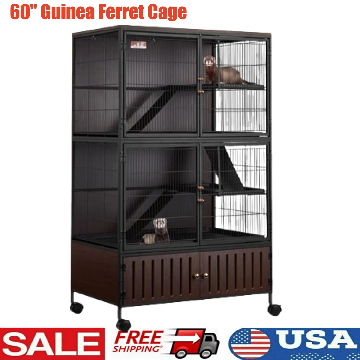 60" Metal Multi-Lev…