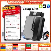 KINGBOLEN EDIAG Elite OBD2 Scanner Bluetooth,15 Resets Read/Clear fault code PK THINKDIAG Car Diagnostic Scan Tool Lifetime free