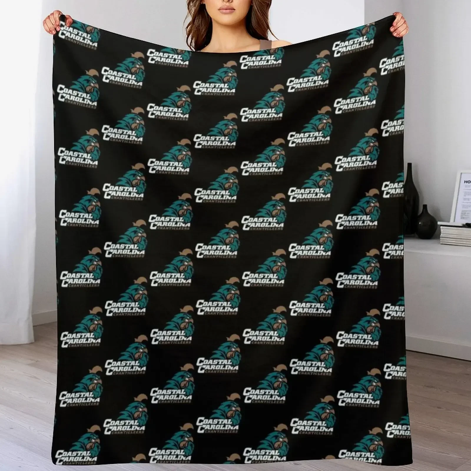 Одеяло Coastal Carolina Chanticleers, милые клетчатые винтажные летние постельные принадлежности, одеяла и пледы, одеяла
