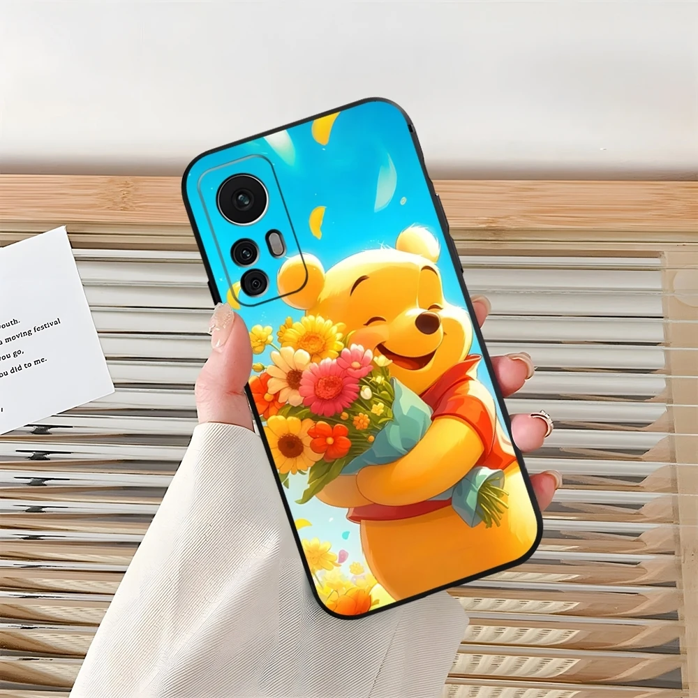 حافظة هاتف Winnie the Pooh ، غلاف لـ Xiaomi 13 ، 12 ، 11T Lite Ultra ، Redmi Note 13 ، 12 ، 10 Pro ، POCO F4 ، F5 ، X5 Pro