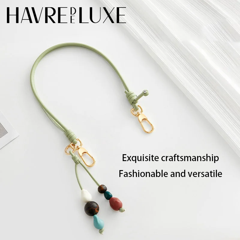 Straw Bag Beaded Shoulder Strap For Longchamp Mini Durable Fashion Gift Good Quality Bag Modification Bag Accessories