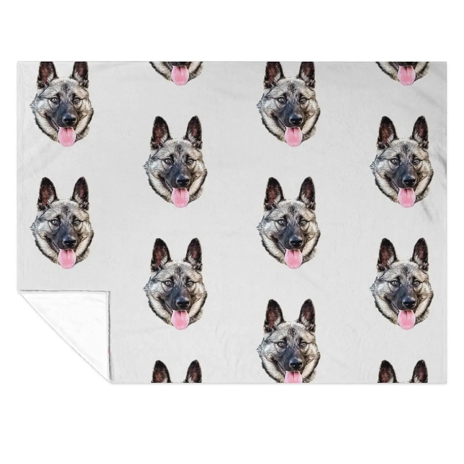 

Norwegian Elkhound Throw Blanket manga Luxury Brand halloween Hair Blankets