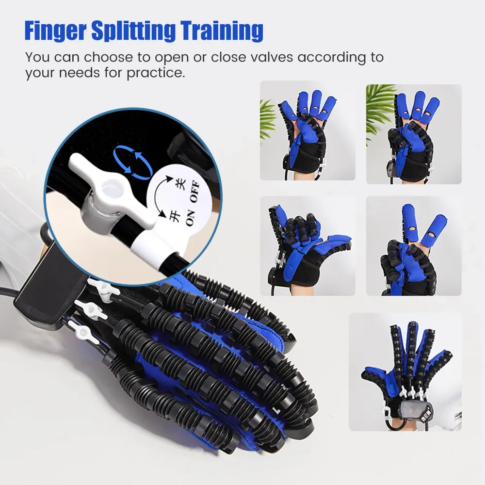 Hand Rehabilitation Glove Hand stroke glove Rehabilitation Device for Hemiplegia Cerebral Infarction exerciser Finger exerciser