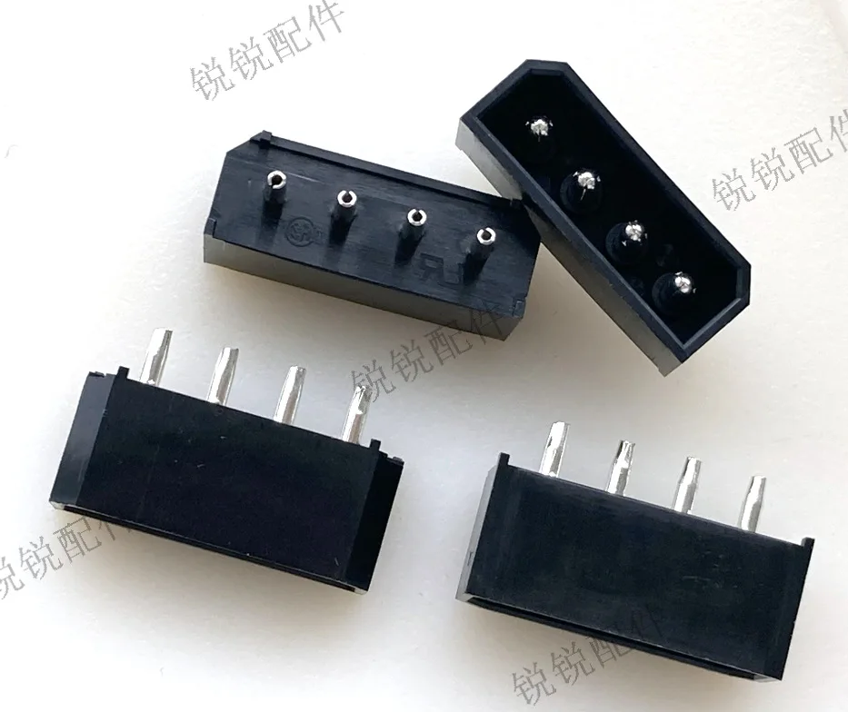 For large 4P power socket, straight pin IDE socket, pitch 5.08MM computer power interface, connector