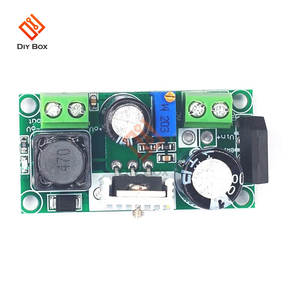 AC/DC to DC Buck Step Down Converter Module LM2596HV 3v 3.3V 5V 6V 9V 12V 15V 24V DC 5V-50V Adjustable Step-Down 3A Power Supply