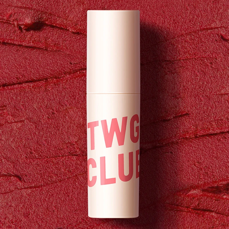 TWG brillo de labios maquillaje de mujer lápiz labial de terciopelo mate resistente al agua tinte de labios rojo de larga duración cosméticos de belleza
