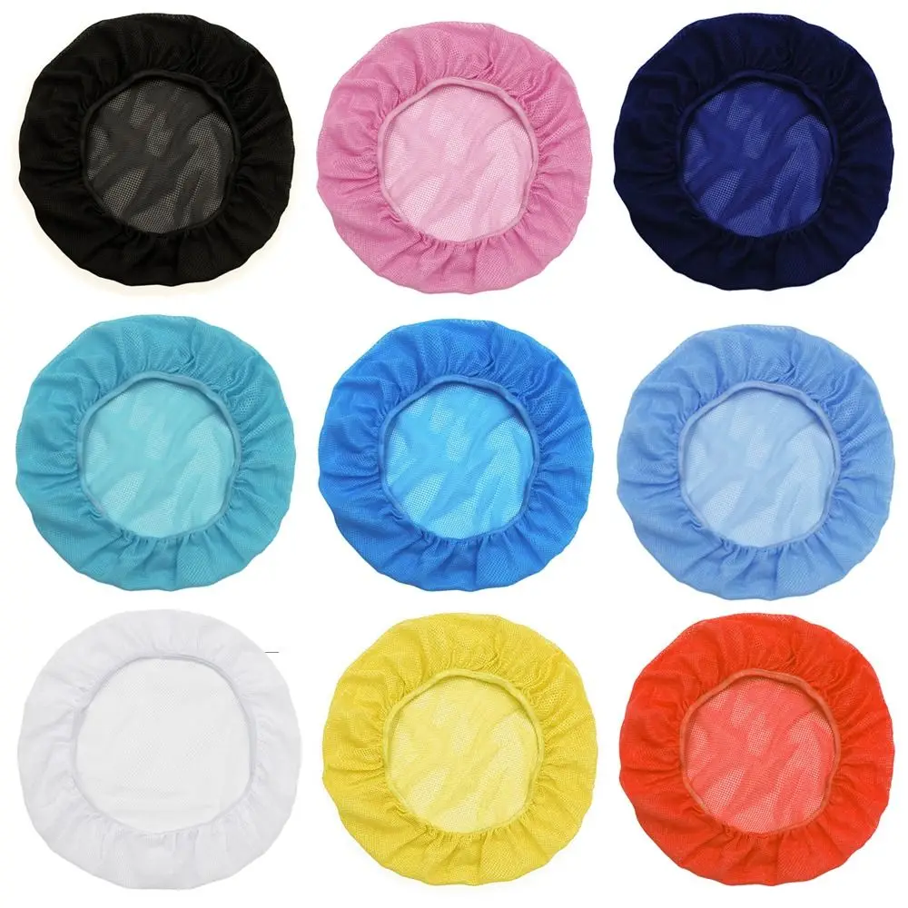 Topi kerja jaring sanitasi grosir bersirkulasi topi jaring rambut layanan makanan pakaian kerja topi koki kantin katering