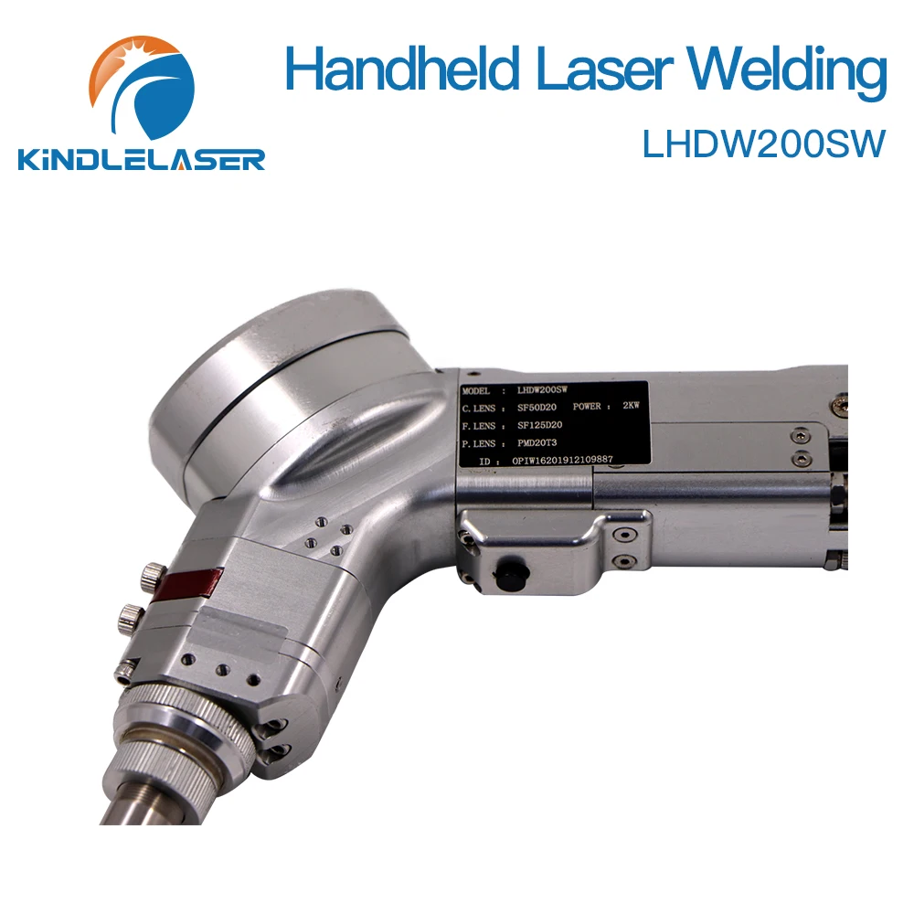 KINDLELASER 1064nm Ospri Hand-held Laser Welding Head LHDW200S 0-2kW with QBH Connector Single Axis Swin for Fiber Laser Machine