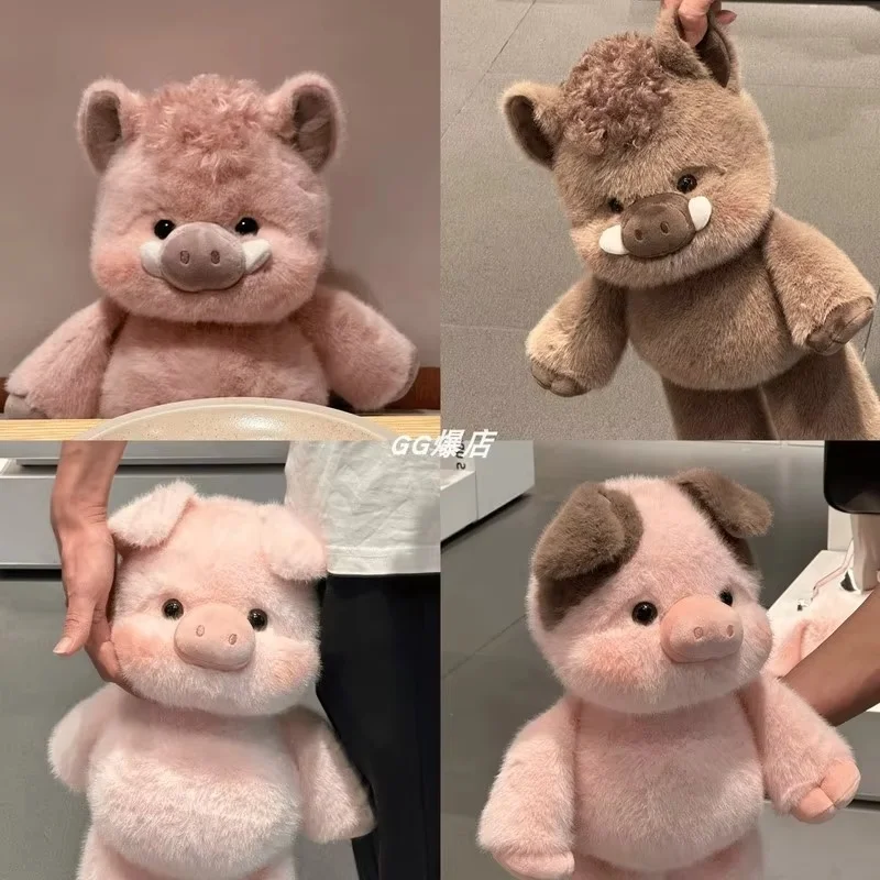 In Stock Piggy Doll Cub C Zodiac Small Fragrant Pig Wild Boar Doll Plush Toy Doll 45cm Plush Toy Desktop Decoration Animal Model
