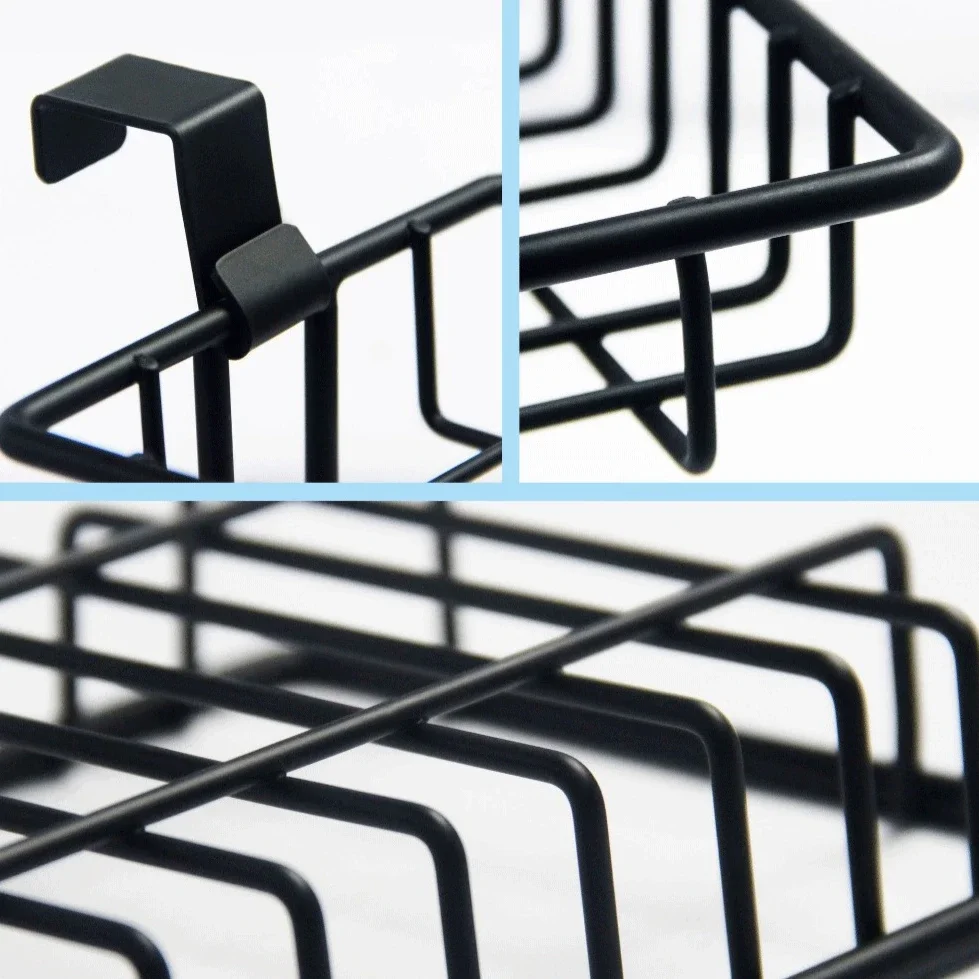 حامل المناشف الورقية مع رف تخزين، منظم سلة لاصق مثبت على الحائط 2 في 1 للمطبخ والحمام، ستانلس ستيل 304