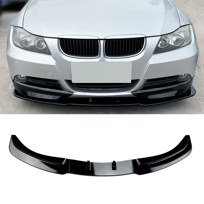 

Передний бампер, спойлер для BMW 3 серии E90 E91 320i 330i 2005-2008, защита переднего бампера, сплиттер нижнего лезвия, Стайлинг автомобиля