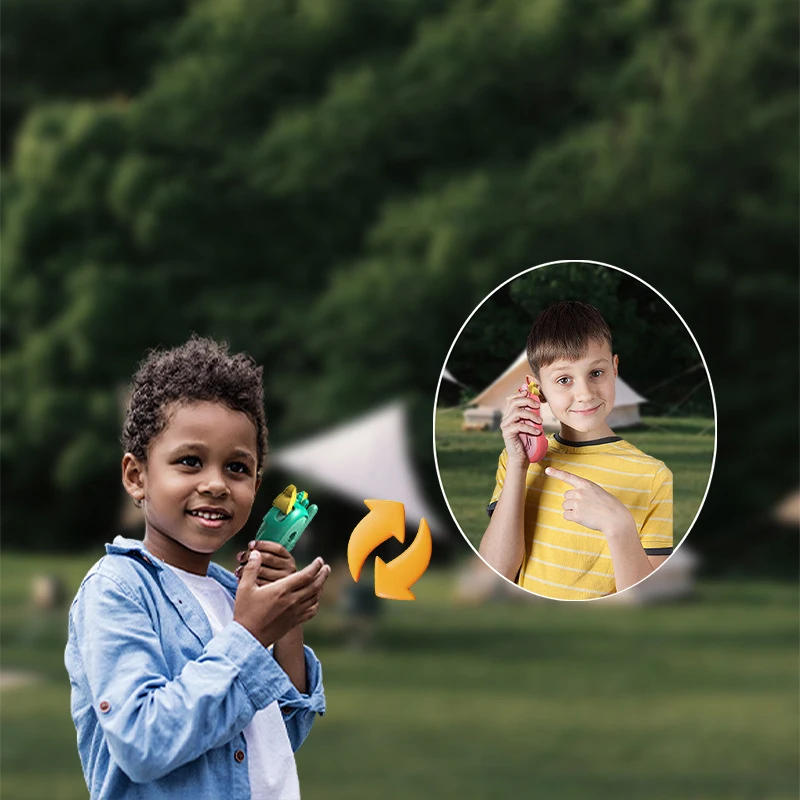 1 Pair Children's Walkie-talkie Rechargeable Outdoor Radio Wireless Connection Parent-child Interaction Intercom Call Toy Gift