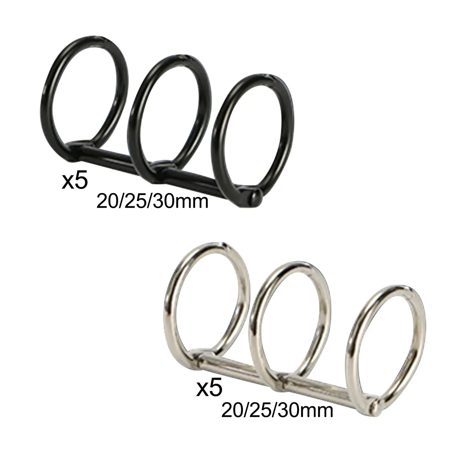 

Premium Metal Binder Rings for Document Organization - Pack of 5