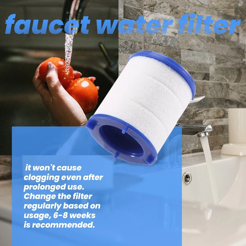 10 Piece Faucet Sprayer Accessories Water Filter Replacement,Hard Water Softener For Kitchen Faucets,Faucet Water Filter