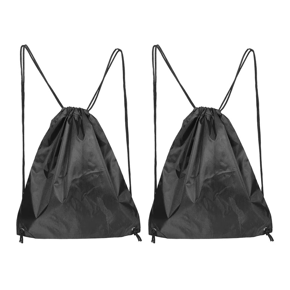 

2Pcs Portable Bag Drawstring Closure Lightweight Cycling Pouch for Riders Motorcyclists Gym and Outdoor Sports Use