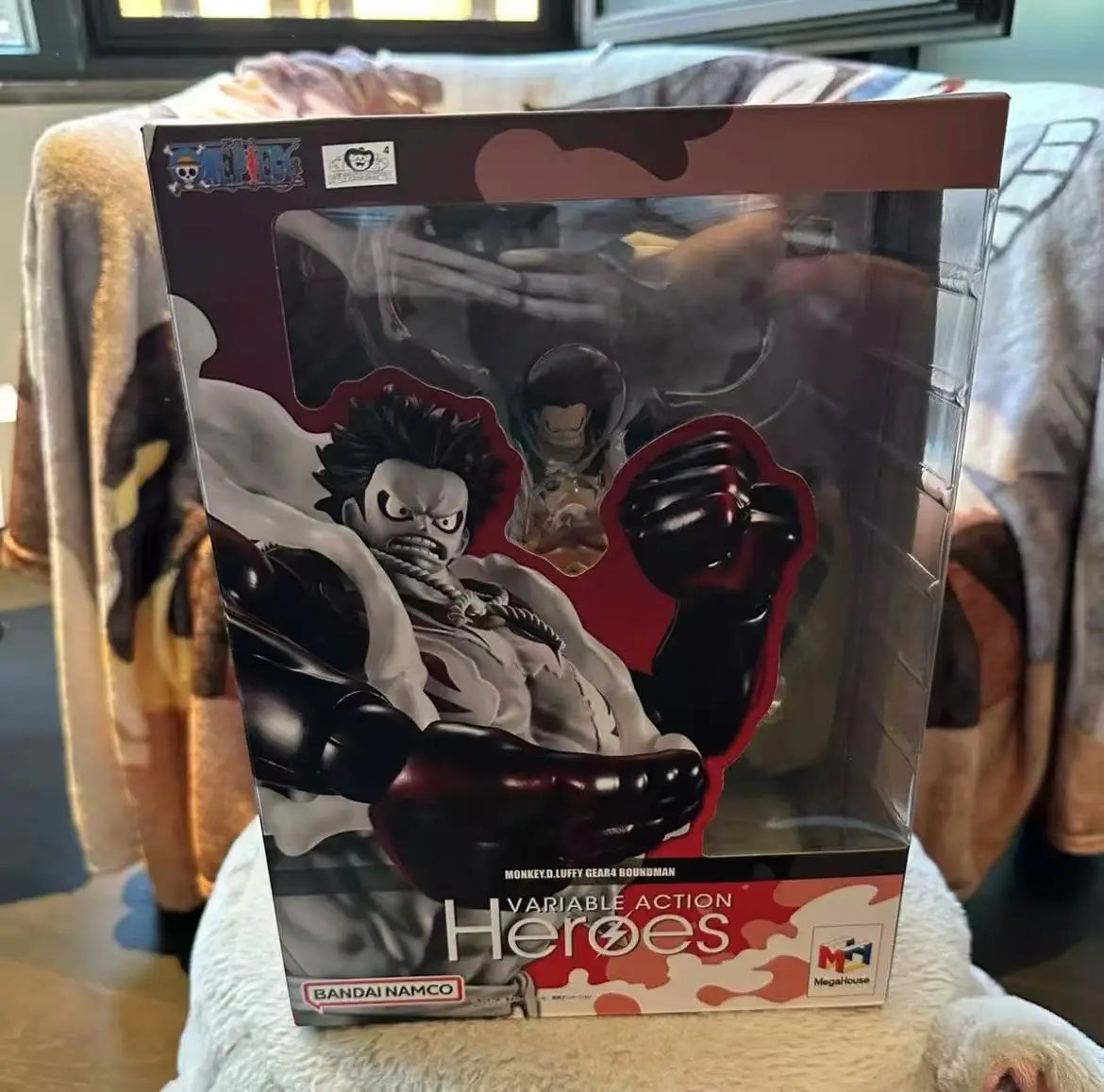 Original MH Variable Action Heroes VAH One Piece Monkey D. Luffy Gear 4 Boundman Articulated Action Figure Collectible Model Toy