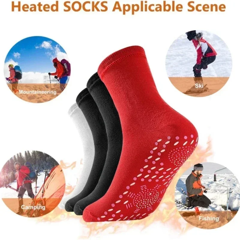 5-1 Paare Turmalin abnehmen Gesundheits socke selbst heizende Socke magnetische selbst heizende Socken Fuß massage thermo therapeut ische Socke neu