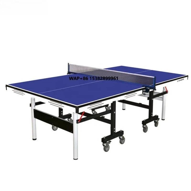 Custom Thickness logo 18mm 25mm Pingpong Table Tennis Board Folding Indoor Tennis Table