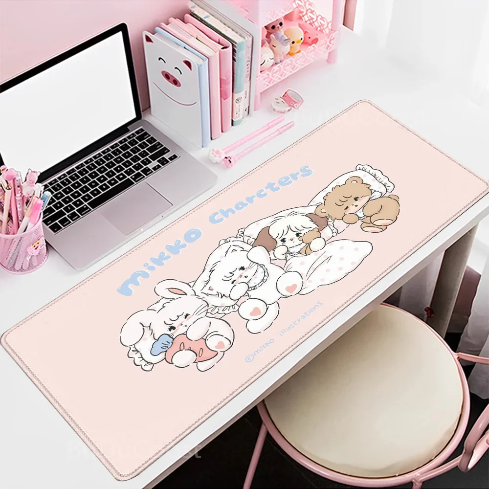 

Esports PC peripherals kawaii Mikko Cartoon Mouse Pad Desk Mat With Pad Gaming Accessories Prime cute Gaming XXL Keyboard Mat