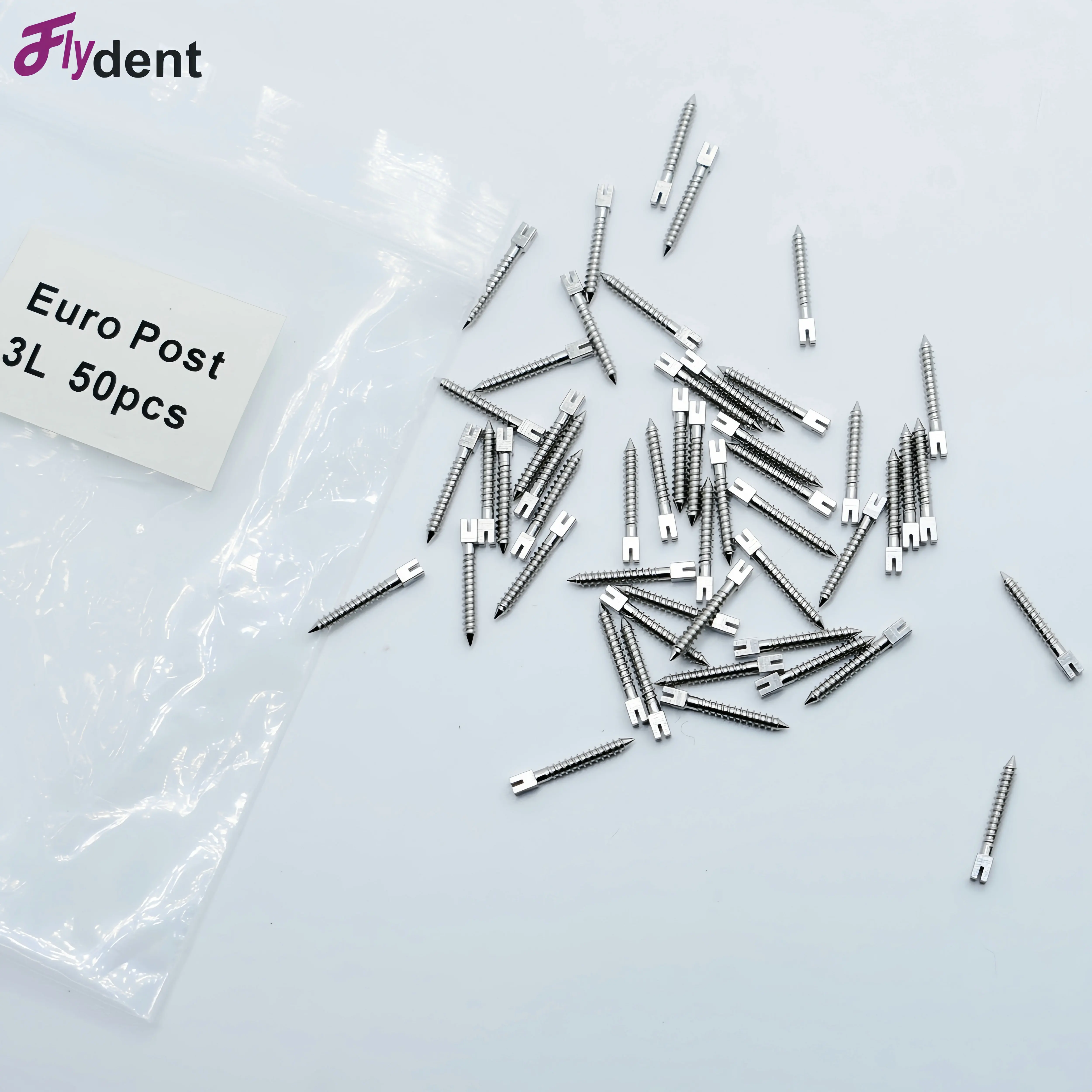 

Стоматологические европейские стойки, стальные винтовые стойки, титановые винтовые стойки, 50 шт., стоматологические материалы для стоматологического инструмента, стоматологический материал