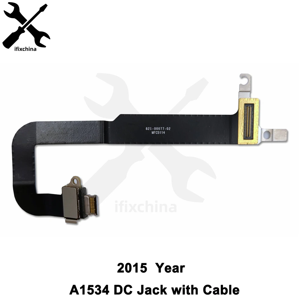 

Оригинальный 821-00077-A для MacBook Retina 12 "A1534 DC Jack I/O USB C зарядная плата разъем с кабелем 2015 года