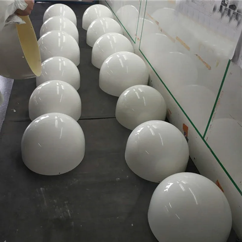 Customized outdoor protective cover FRP beautified radome GPS satellite communication antenna FRP paint cover