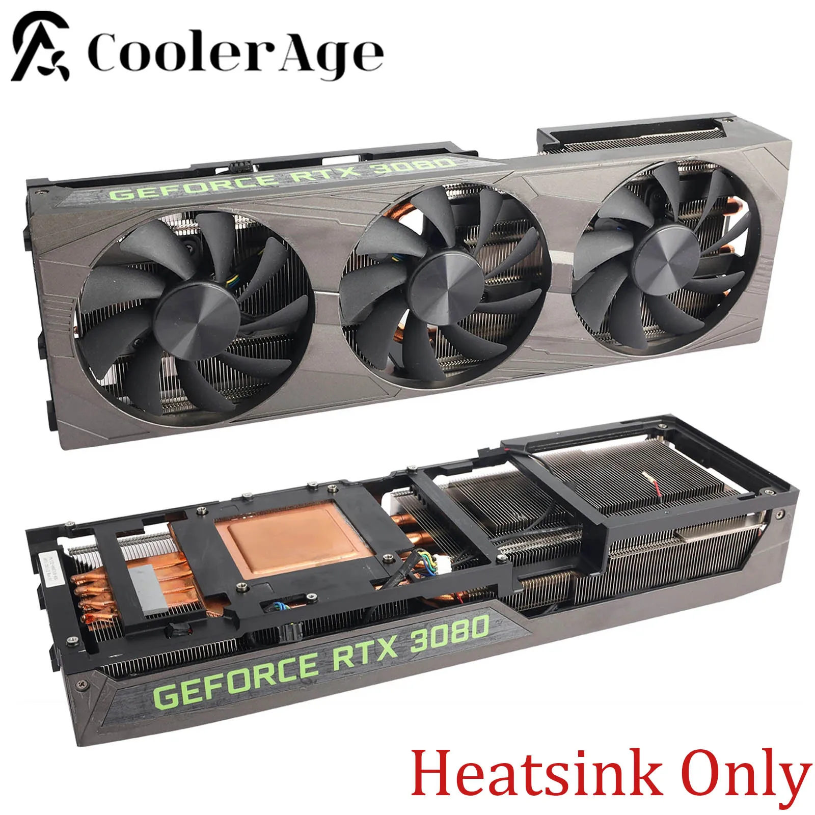 

For Dell GeForce RTX 3080 Video Card Heatsink 85MM CF9015H12D RTX3080 Ball Bearing Replacement Graphics Card GPU Hratsink