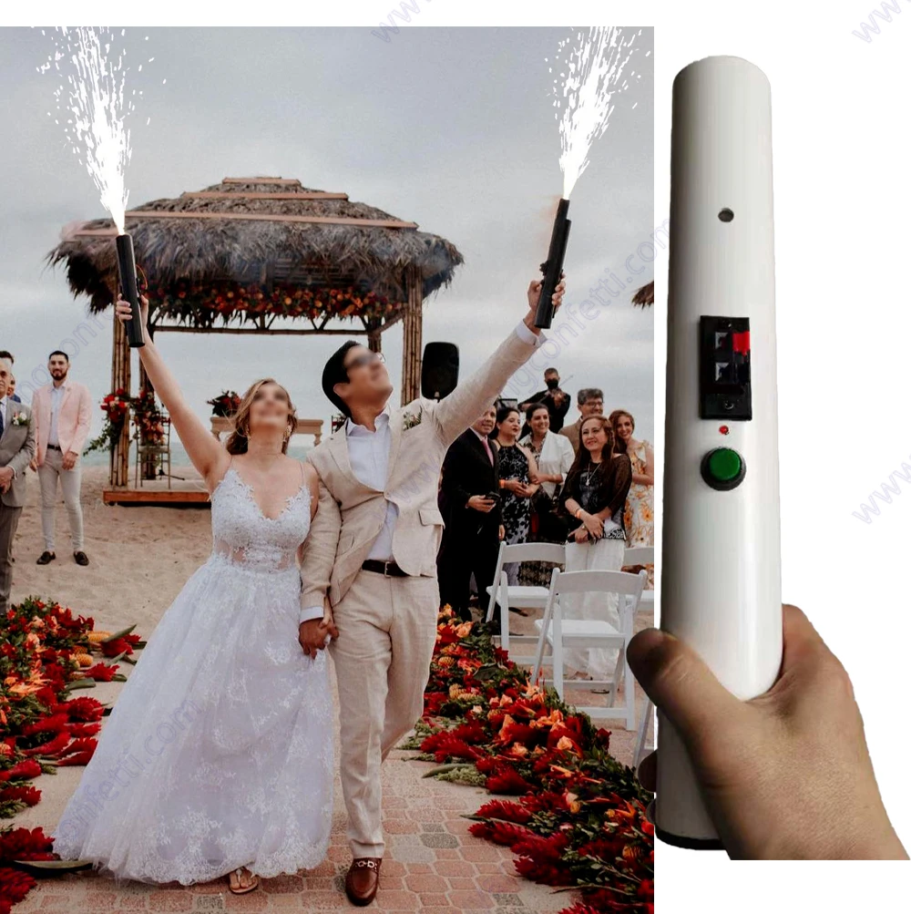 Hand Held Reusable Wedding Cold Fountain Machine Stage Pyrotechnic Party Concert DJ Event Party Disco Night Club Grand Entry Toy