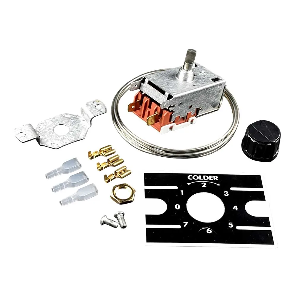 Refrigerator Temperature Control Switch K50-P1125-001 with 4-Terminal Design Rated 250V for 6a for Stable Cooling Performance