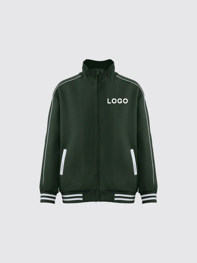 سترة دافئة عالية الجودة على طراز البيسبول، طراز متعدد الاستخدامات، قابلة للتخصيص مع طباعة وتطريز الشعار