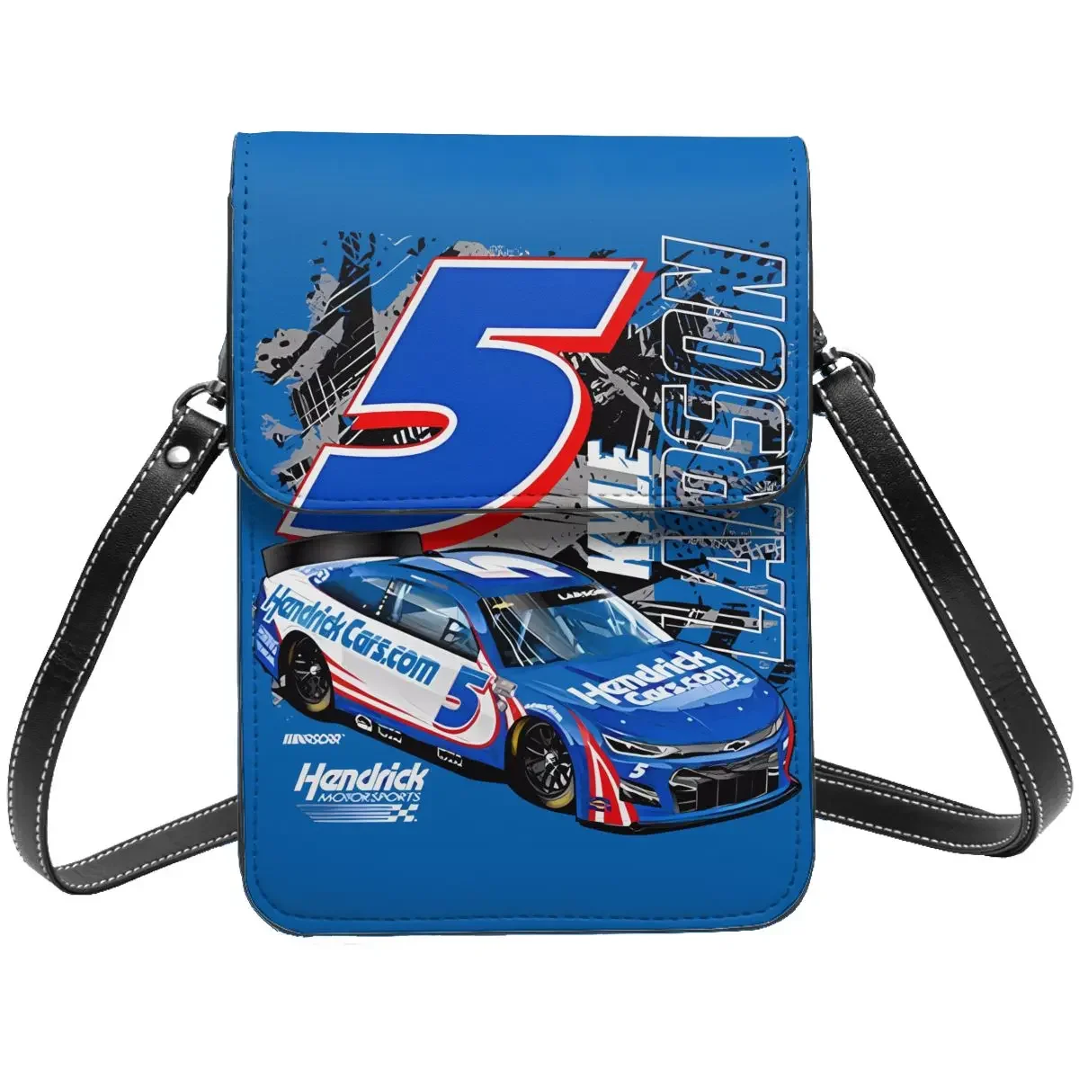 Kyle Larson 5-Portefeuille à Bandoulière pour Téléphone Portable, Sac à Main avec Sangle Réglable