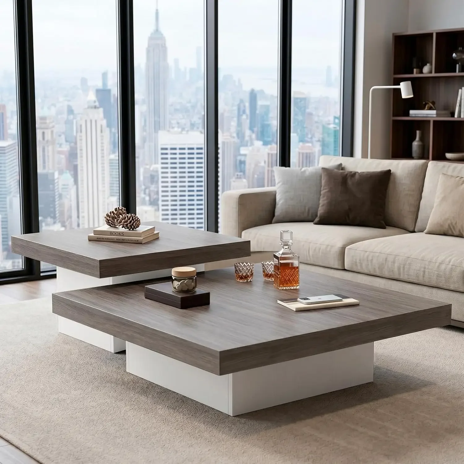 Fashionable Sophisticated Elegant Coffee Table Minimalist Compact Stable Coffee Table Tavolino Salotto Living Room Furniture