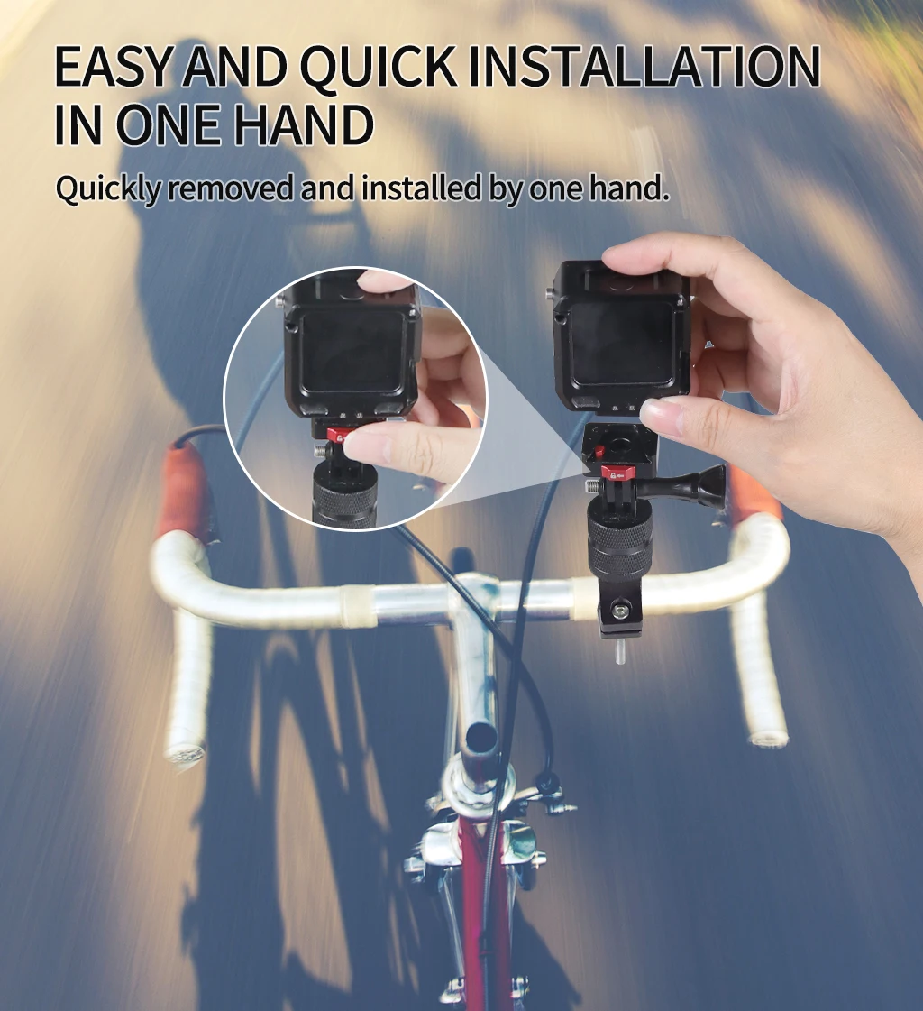 V-Mount-Platte, Schnellspanner, schneller Schalter, 1/4 Schraube für Gopro 13 Insta 360 X5 DJI OSMO 360 Kamerastativ-Adapter, Monitorständer – Detail 1