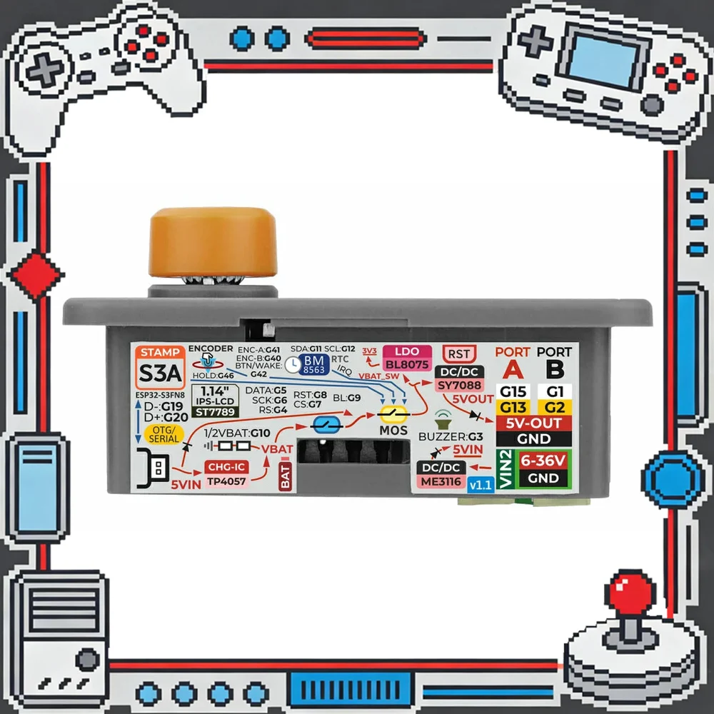 M5Stack Din Meter V1.1 with M5StampS3A ESP32-S3 1/32 DIN Programmable Development Board