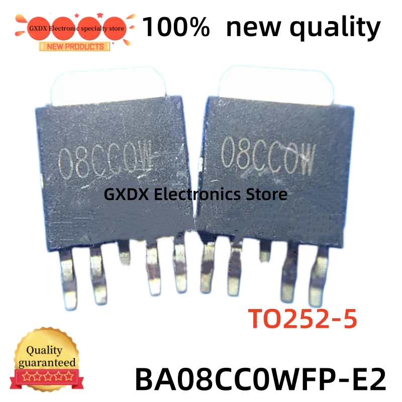 5-10-20-30-50 pieces 100% new BA08CC0WFP-E2 BA08CC0WFP TO252-5 08CC0W 08CCOW TO-252-5 best quality in stock