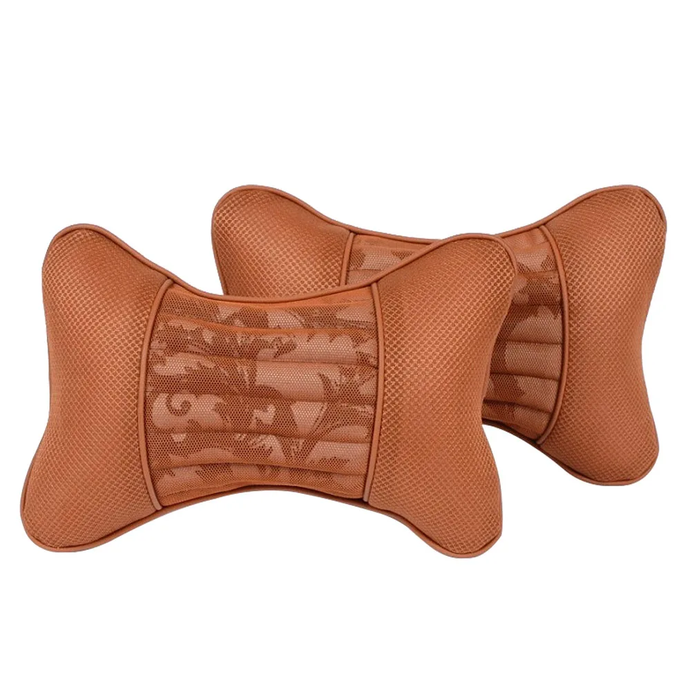 

Car Seat Neck Pillow for Driver Travel Brown Headrest Four Universal Workmanship Anti Fatigue