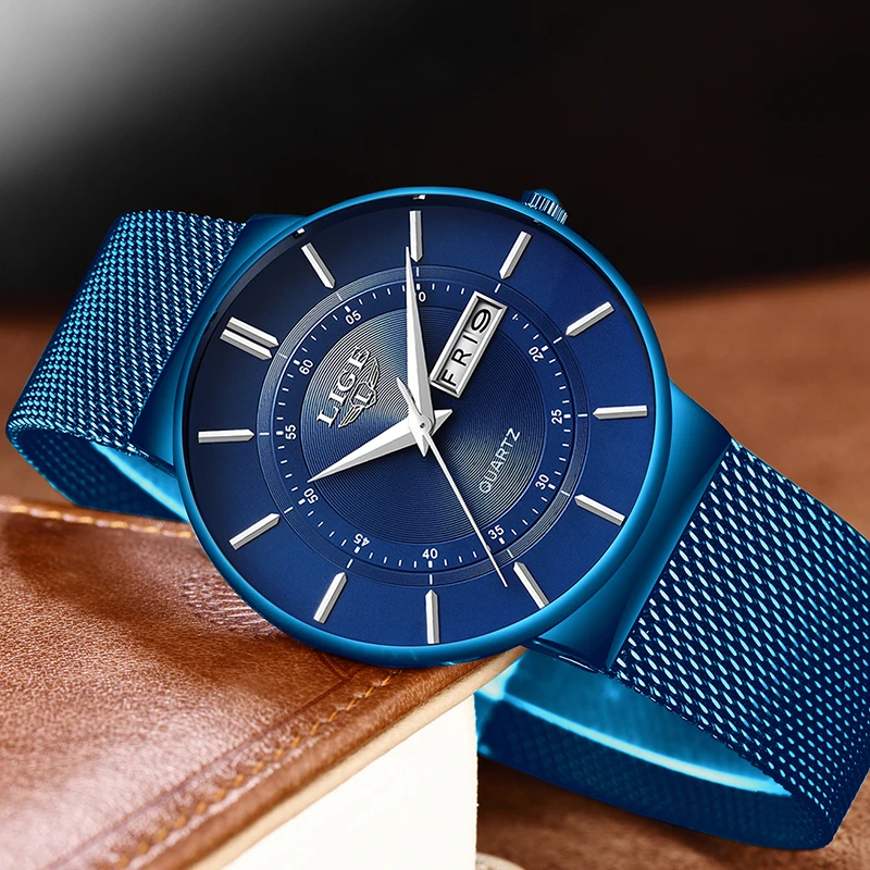 LIGE Man Watch 2026 Simple Fas - đánh giá và giá Men'S Fashion Week 2026