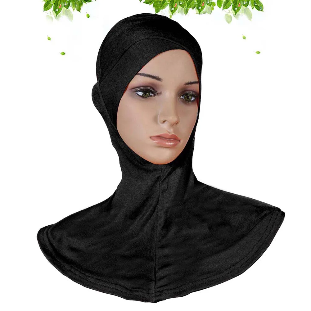 

Women Adjustable Muslim Hijab Scarf Headwrap Neck Cover Bonnet Breathable Modal Fabric Full Cover Headwear For Ramadan Summer