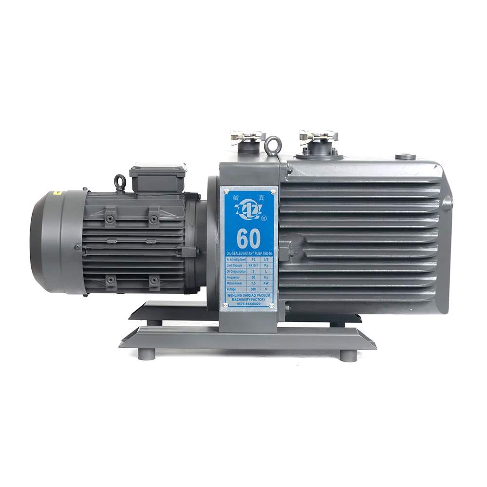 TRD-60 low noise refrigeration 2 stage vacuum pump price for industrial