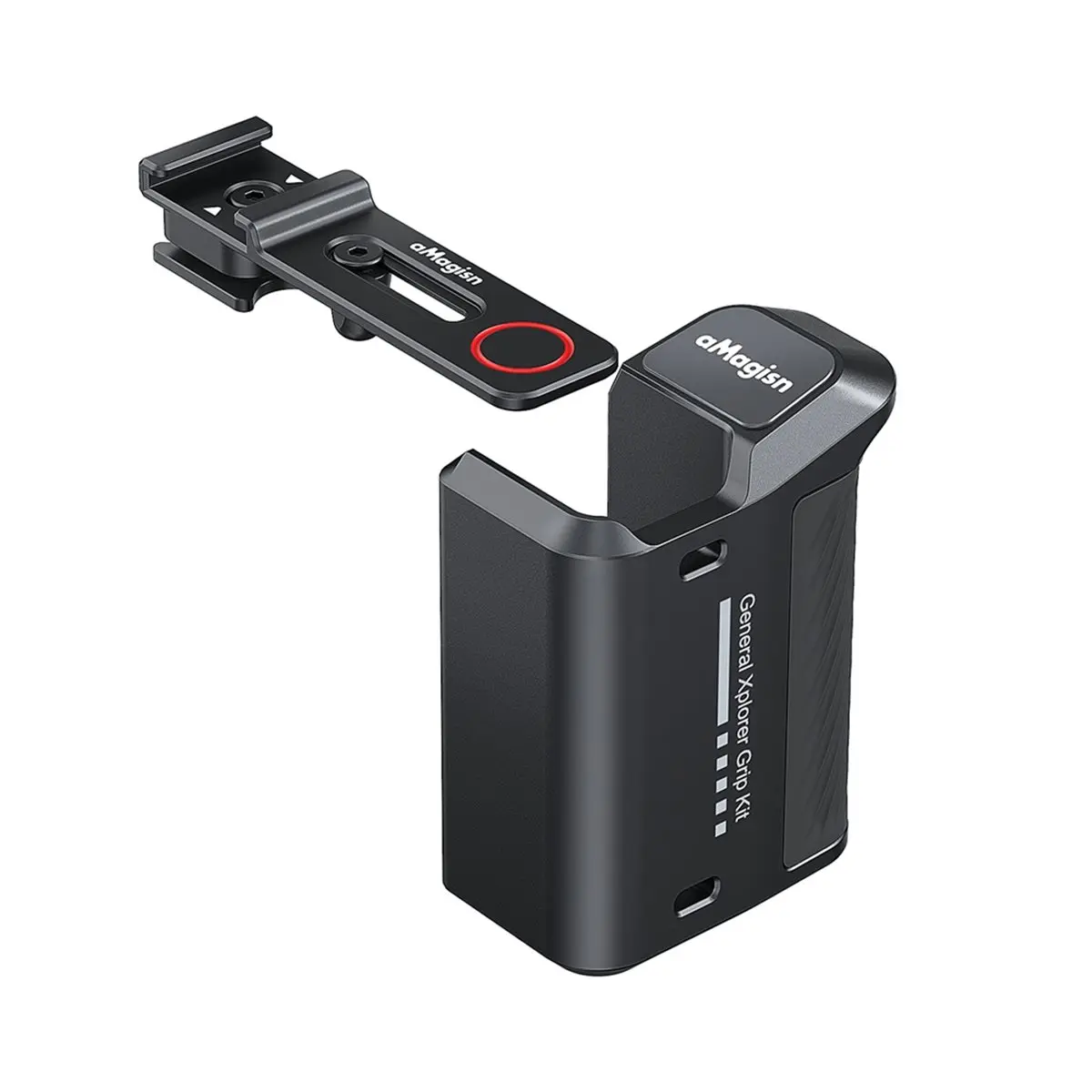 Camera Grip with Shutter Button Camera handle Aluminum Alloy + Silicone ABS