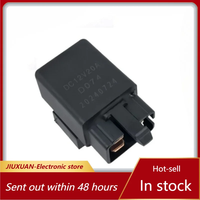 D074 DC12V 20A 4Pin SPST Motorcycle Relay Plug-in Mini Power Relay For Scooter Light Starter Pump Electrical Control